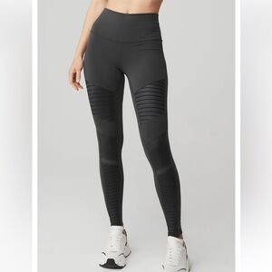 ALO High Waist Moto Legging NWT LARGE